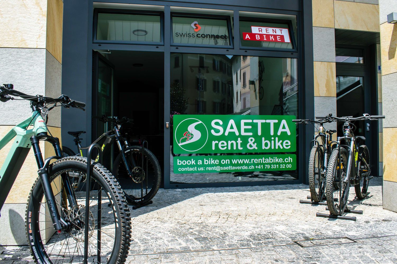 Noleggio bicicletta Lugano Saetta Rent bike